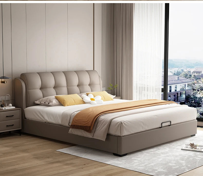 Organizer New Chinese Bed Massage Frame Double French Nordic Beds Cheap Aesthetics Fashionable Designer Wood Muebles Furniture