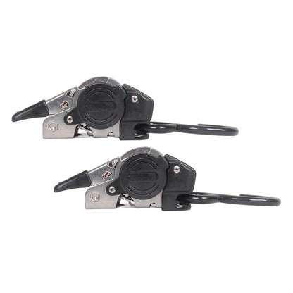 Single Hook / Double Hook Stainless Steel Auto Retractable Universal Easy To Carry Ratchet Tie Down Starp S-Hooks Trailer Towing