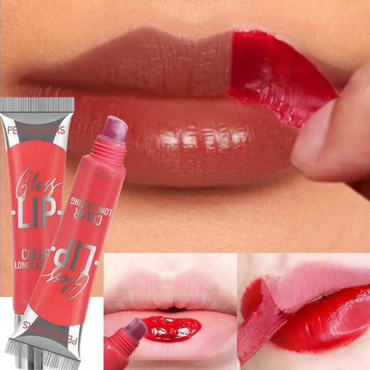 New Lip Stain Peel Off and Reveal - Long Lasting Waterproof Pink Lip Tint Transfer Proof Natural Lip Stain