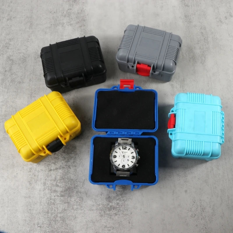 1 Slot Shockproof Watch Box Waterproof Watch Organizer Watch Storage Case Protective Watch Box ABS Material for Watch