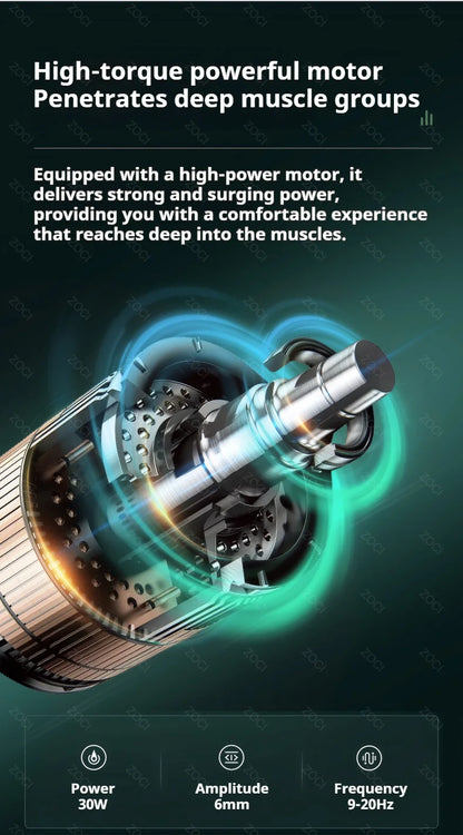 Portable Mini Fascia Gun Handheld Massage Gun Vibration Muscle Massager Deep Tissue Massager for Body Back Neck Leg Foot