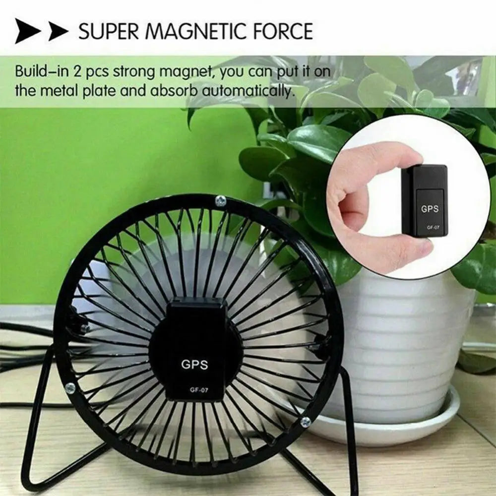 Powerful Magnetic GPS Car Tracker GF-07 for Vehicles, Motorcycles, Bikes & Pets - Real-Time GSM/GPRS Locator &Positioning Device