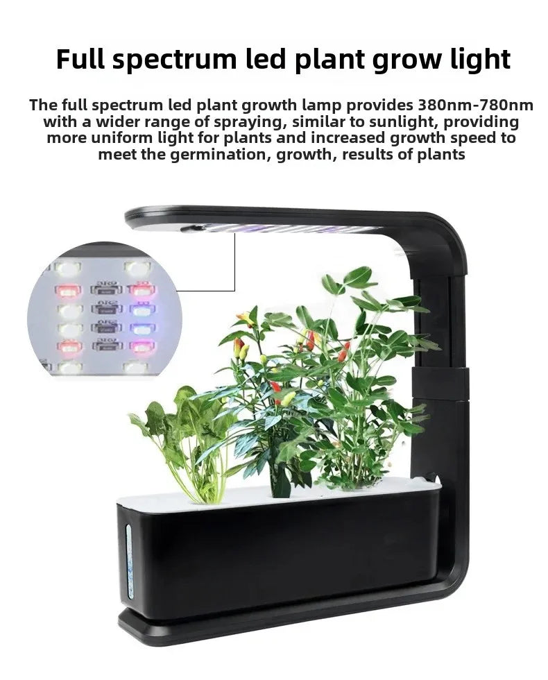 Home Intelligent Hydroponic Vegetable Planter Soilless Planting Equipment Hydroponic Vegetable Pots Plants Flowers Growing Boxes