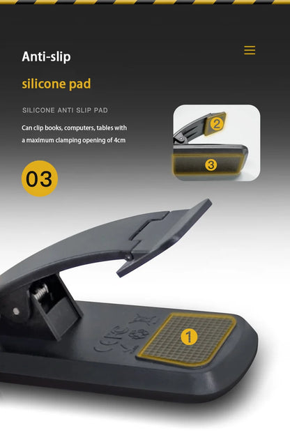 LED Book Light USB Rechargeable Reading Light Warm Cool White Daylight Portable Flexible Easy Clip Night Reading Lamp New