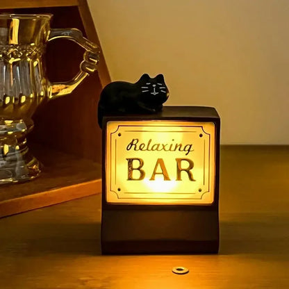 Coffee Shop Fridge Stickers Magnetic Creative Convenience Store Light Signs Home Decorative Ornaments  Luminous Light Boxes