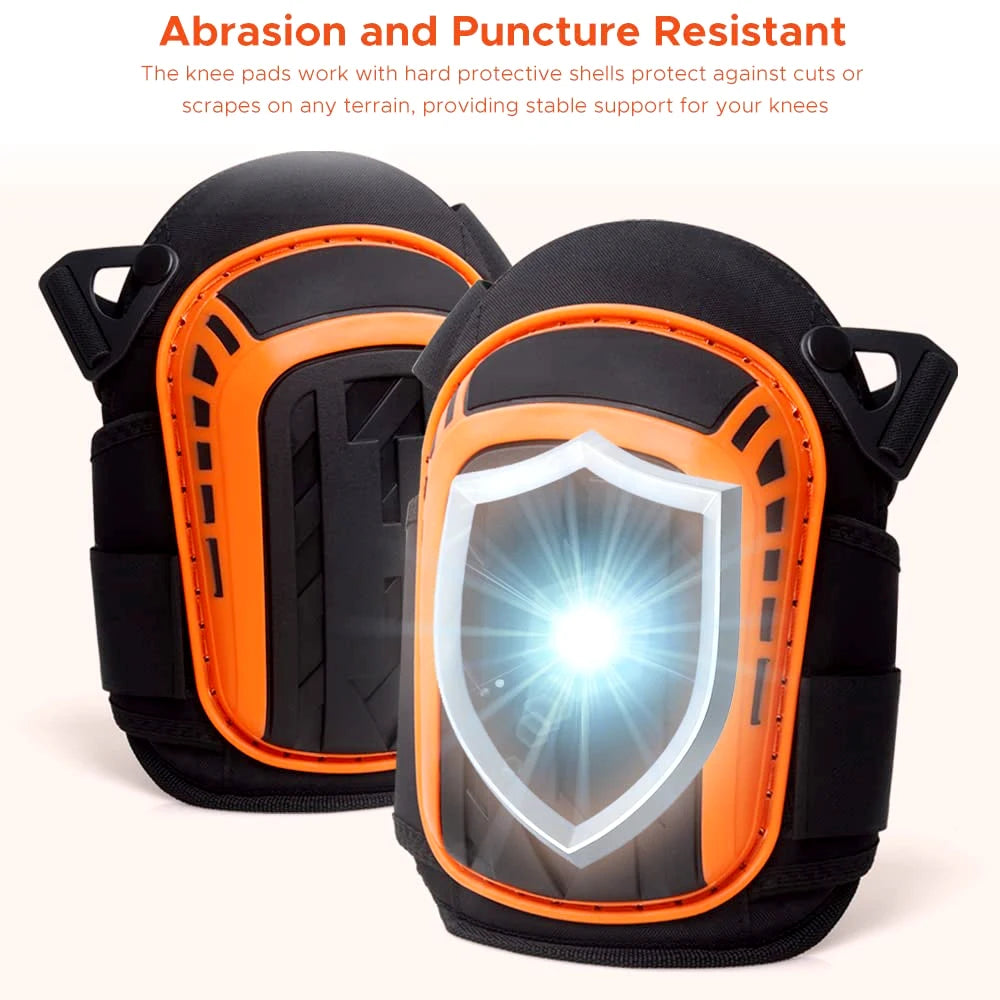 Knee Pads for Work,Construction Knee Pads for Men,Heavy Duty Comfortable Anti-slip Foam Gel Knee Pads for Gardening Flooring