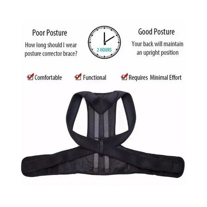 Back Posture Correction Belt Hunchback Corrector Men Women Sitting Posture Adjustable Correction Belt Shoulder Straight Back