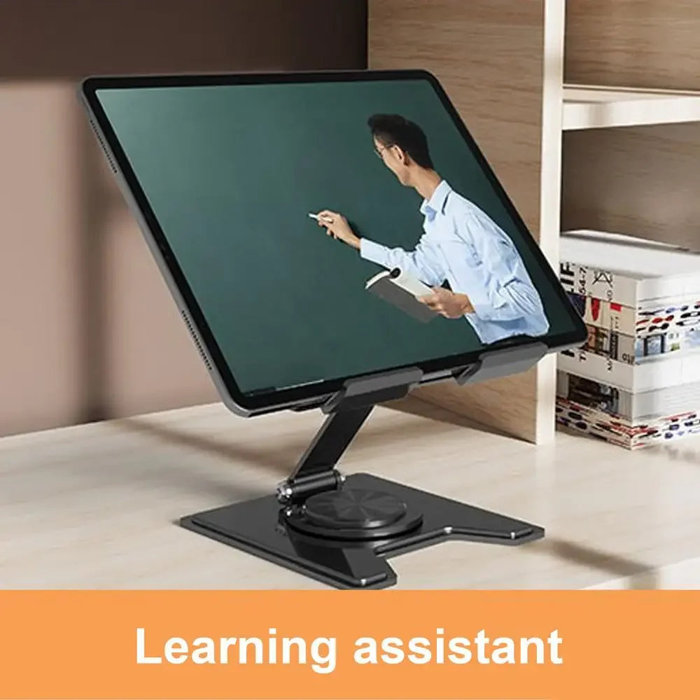 Tablet Holder Rotatable Hollow Tablet Stand Laptop Holder Tablet Mount Tablets Mount Bracket Stable & Foldable For Offices