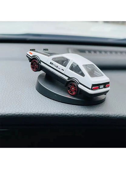 Car For lightning mcqueen  Drift Rotating Ornaments Auto Dashboard Turning AE86 Model Deco Car  Center Console Decoration