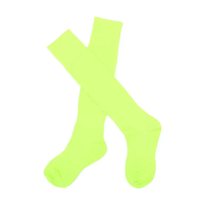 Football Sports Socks Long Knee Cotton Solid Color Kids Legging Stockings Soccer Baseball Ankle Adults Children Socks