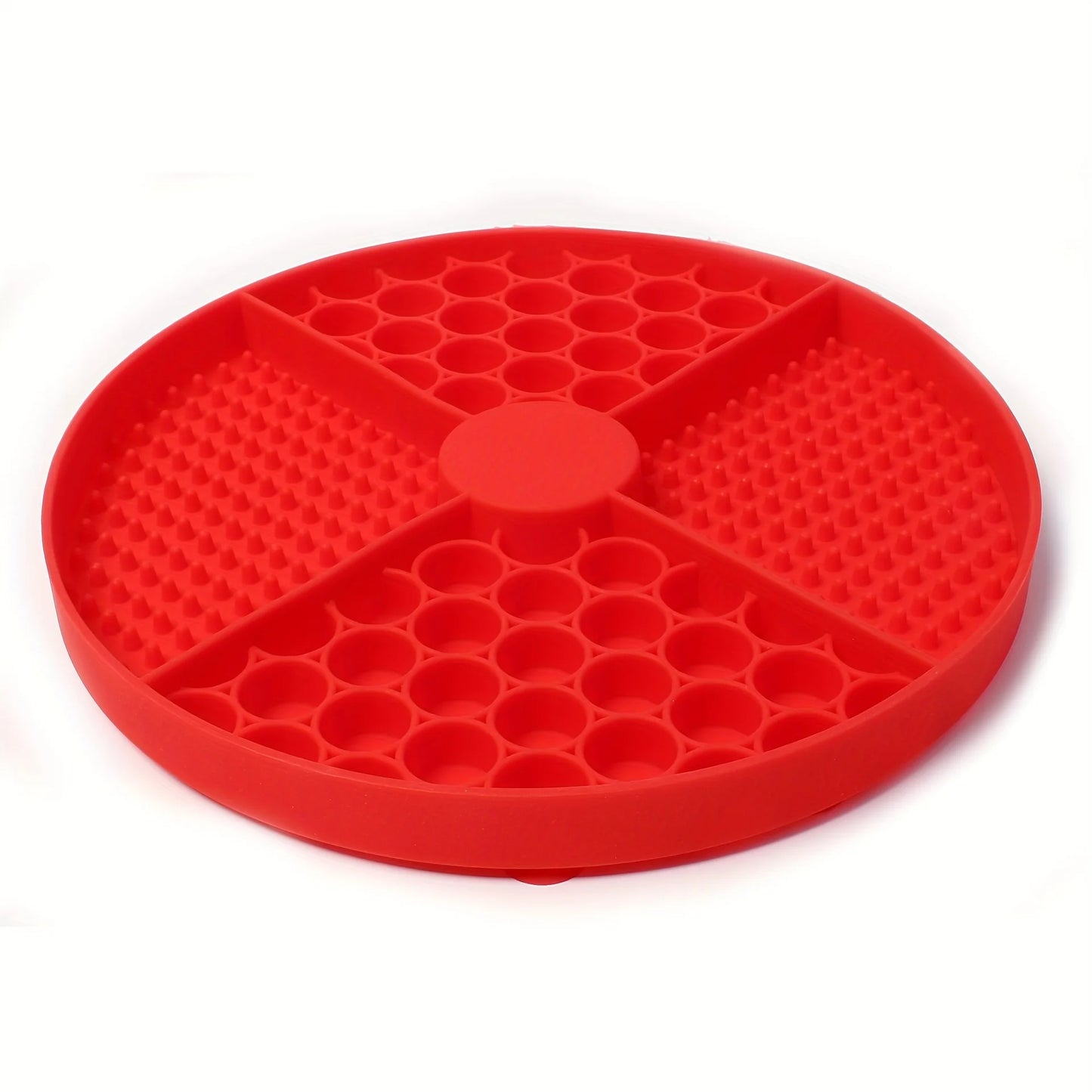 Dog Feeding Mat Silicone Cat Slow Feeder Bowls with Suction Cup Slow Feeding Pad Dog Licking Pad Anxiety-relieving Utensils
