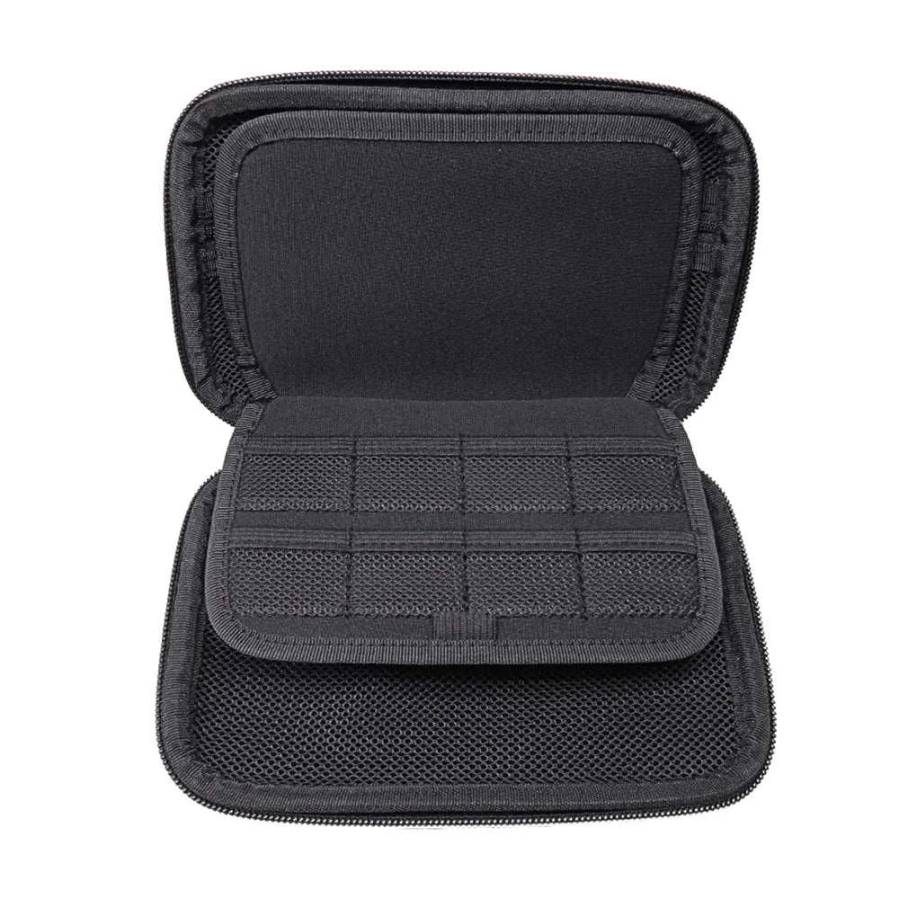 Travel Organizer Bag Pouch,EVA 3DS XL/LL Accessories Storage Bag for Power Bank, SD,USB Cables and Organizer case