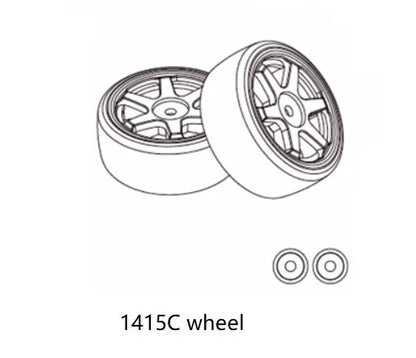 MJX Hyper Go spare parts 14303 1/14 R/C cars/Trucks original replacement spare parts CVD Joint Drive Shaft/ Differential
