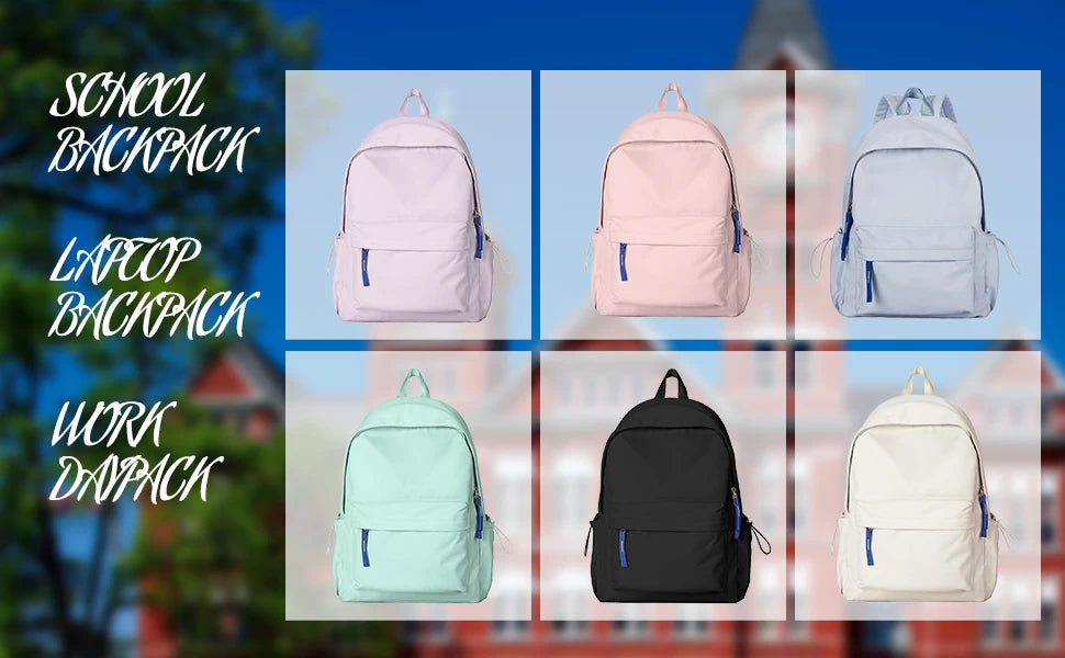 School Bag for Girl Leisure School Backpack for Boys Teens Student Bookbag Travel Kawaii Cute Backpack Nylon Children's Rucksack