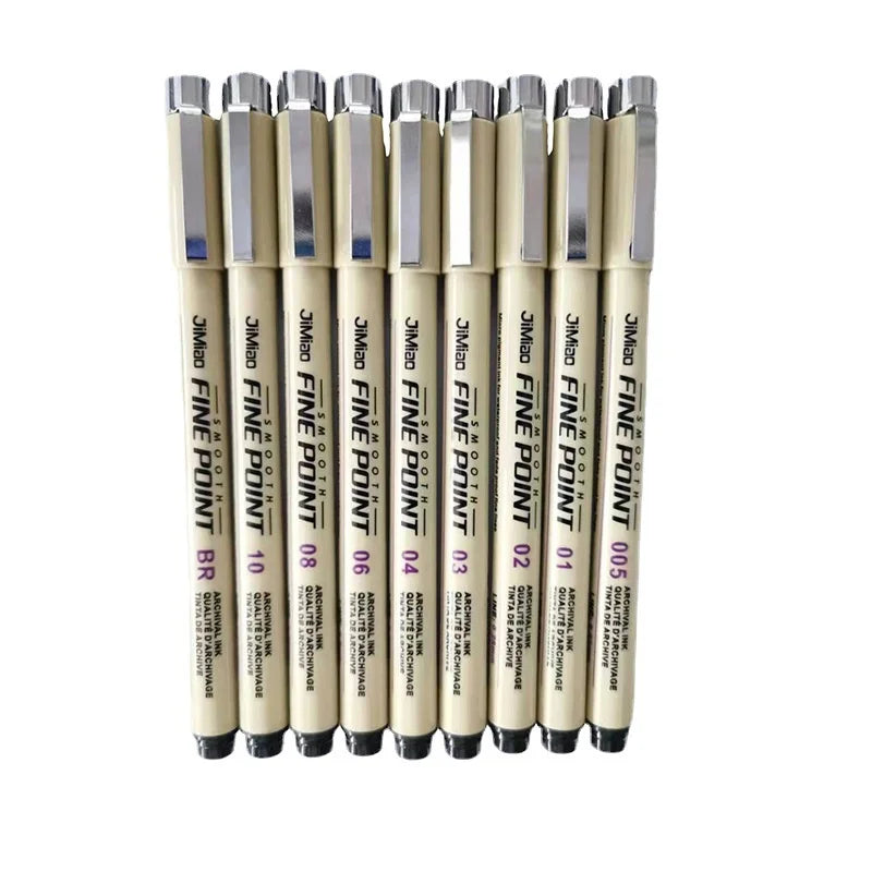 Line Drawing Pen Art Pigment Ink Drawing Waterproof Art Architecture School Supplies Paint Brushes Pinceles Painting Supplies