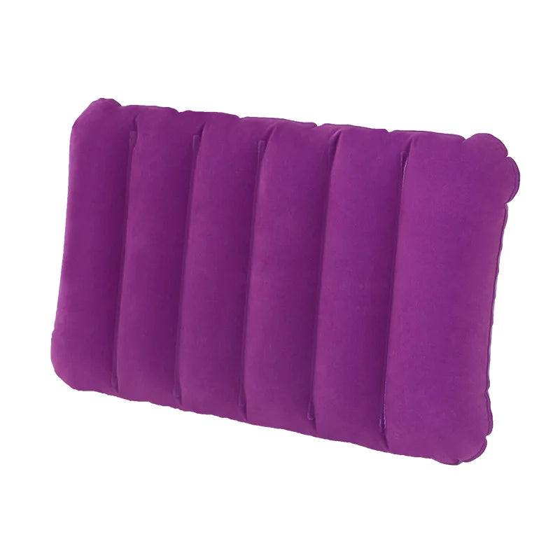 Camping Pillow Travel Inflatable Pillow Air Cushion Pillows Outdoor Climbing Hiking Sleep Cushion Square Lnflatable Pillows