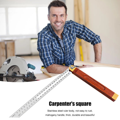 360° Angle Rulers Gauges Tri Square Sliding T-Bevel with Wooden Handle Level Measuring Tool Wooden Marking Gauge Protractor