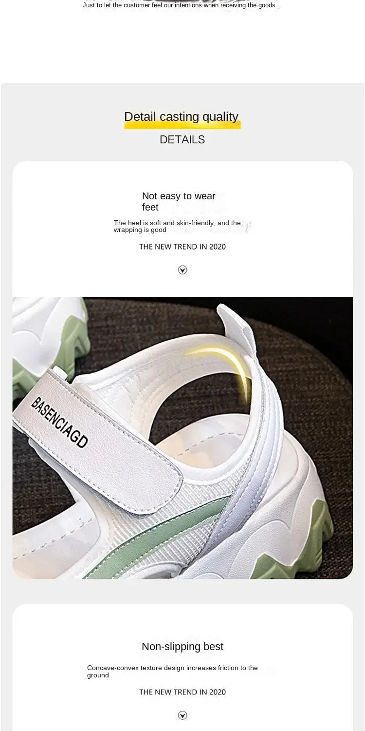 Summer Chunky Sandals for Women Fashion Platform Sandal Ladies Designers Casual Wedges Sandals Female Brand Sports Sandals