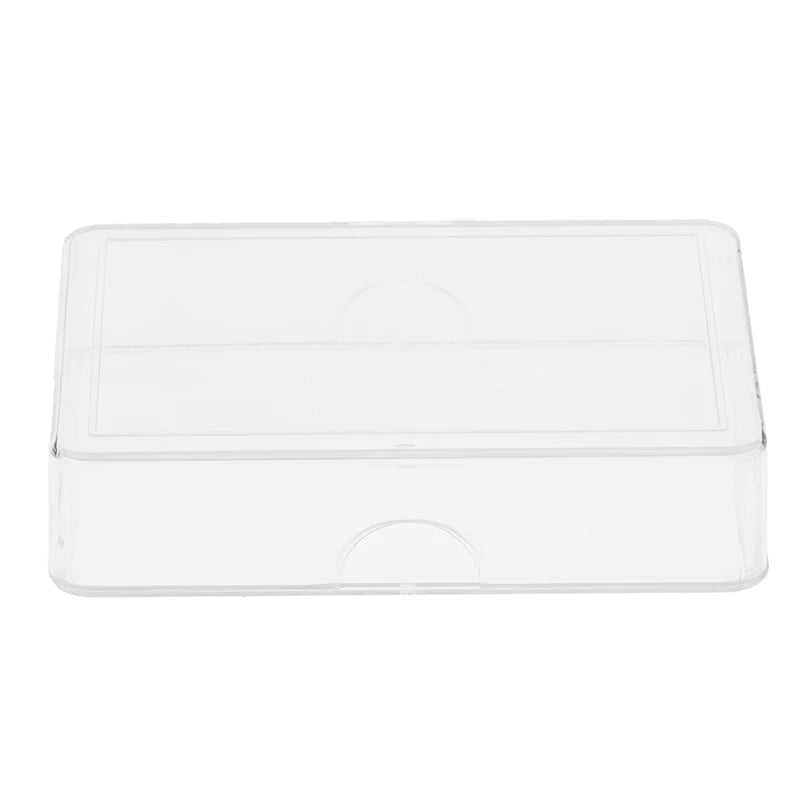 1PC Empty Storage Box For Game Card Transparent Playing Card Box Trading Card Case Card Storage Box Card Organizer Card Case