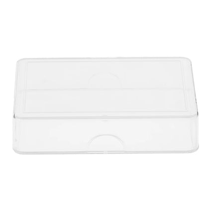 1PC Empty Storage Box For Game Card Transparent Playing Card Box Trading Card Case Card Storage Box Card Organizer Card Case