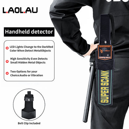 LAOLAU Metal Detector Handheld Metal Detection Outdoor Gold Finder Portable Scanner Depth Wall Detector Safe Checking