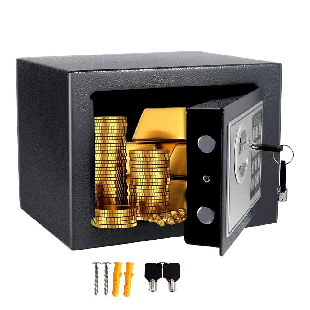 Electronic Digital Keypad Lock  Security Box All Steel for Home  small  fireproof lock box fireproof file cabinet