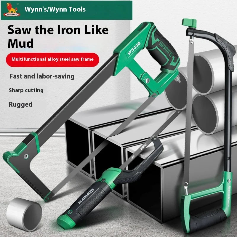 Damaly, Hacksaw Stand, Aluminium Power Hand Saw, Household Mini Adjusting Saw, Bow Stand, Woodworking Saw, Hand Saw