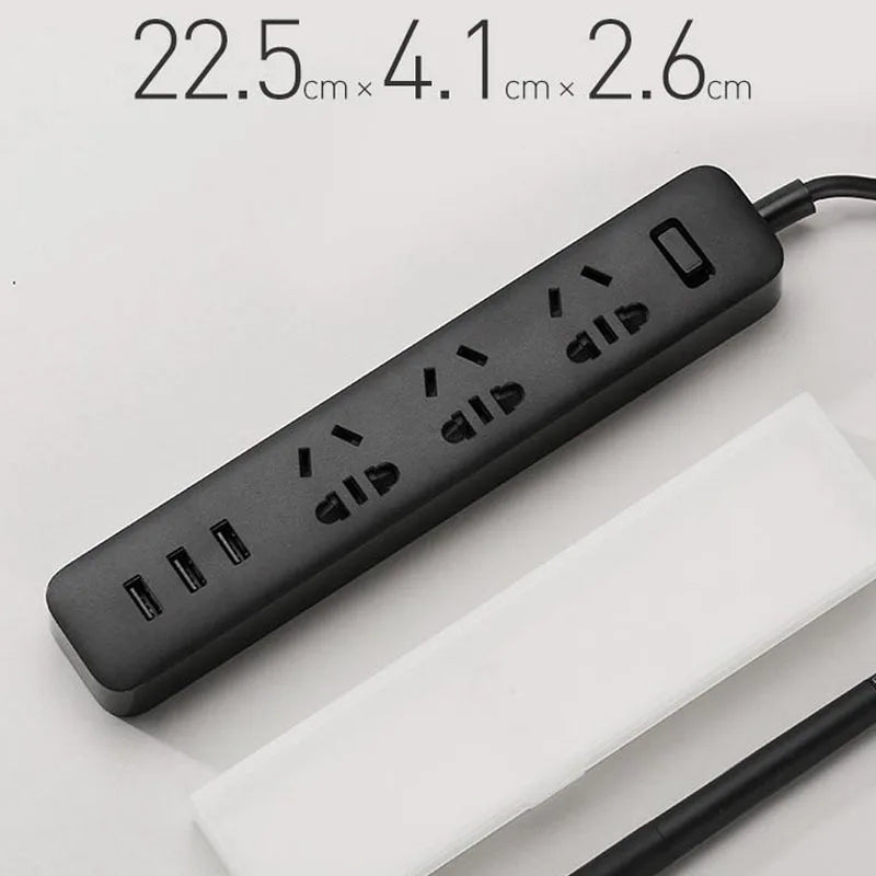 Original Xiaomi Smart Home Electronic Power Strip Socket Fast Charging 3 USB with 3 Sockets Standard Plug For Smart Home Life
