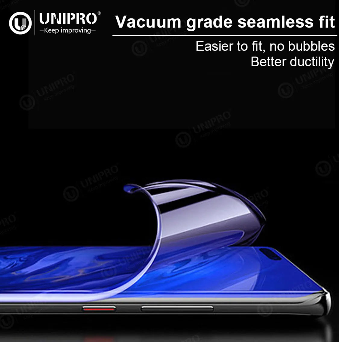 UNIPRO 180*120 50Pcs Anti-blue Light Hydrogel Full Mobile Phone Screen Film For LCD Screen Protector Front Film Cutting Machine