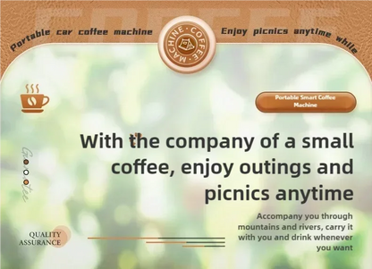 Portable Coffee Maker Electric Capsule Grind Coffee Brewer is suitable for ground coffee and KCUP Capsule coffee capsules