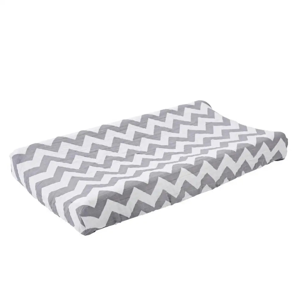 Diaper Changing Pad Cover Cotton Soft Breathable Changing Table Cover Waterproof Cute Print Patterns Diaper Changing Table