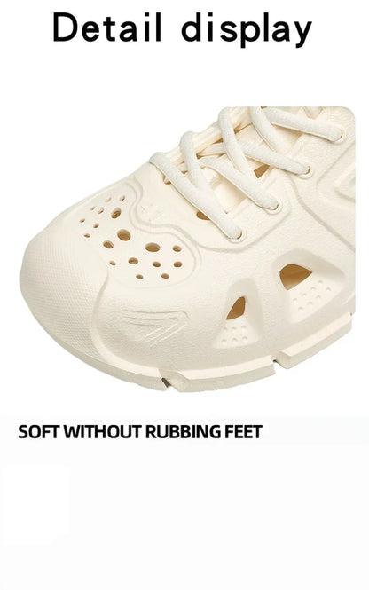 Sandalias Hombre Verano Sandals Men's New Summer Non-Slip Anti-Odor Hollow Breathable Outdoor Casual Flat Beach Shoes