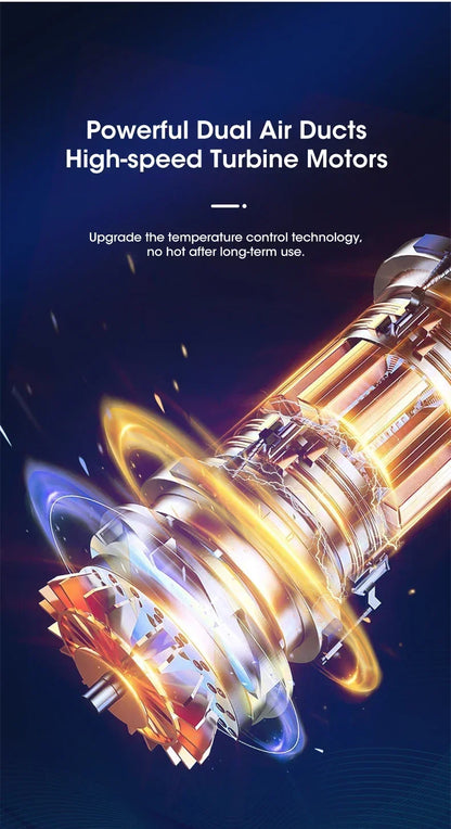 Cordless Car Vacuum Cleaner - Handheld High-Power Suction for Auto & Home, Portable Mini Vacuum with Strong Blowing Function