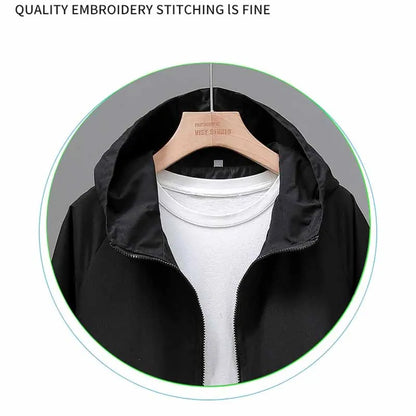 Women Travel Jacket Casual Wears Hooded Coat Outdoor Hiking Couple Wind-Proof Clothing Spring Autumn Fashion Unisex Outerwear