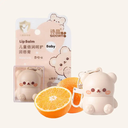 Children Fruity Lip Balm Cute Little Bear Lip Balm For Baby Moisturizing Anti-Dry Anti Crack Lipbalm Lip Care