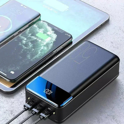 50000mAh Large Capacity Power Bank Mobile Phone Super Fast Charging Mobile Power Tablet Mobile Computer External Power Supply