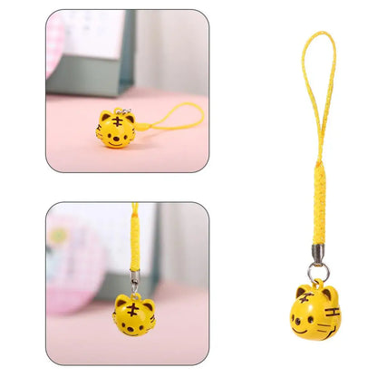 for Phone Cartoon Bell Pendant DIY Keychain Bear Bunny Phone Dolls Phone Lanyard Phone Bell Straps Mobile Phone Straps