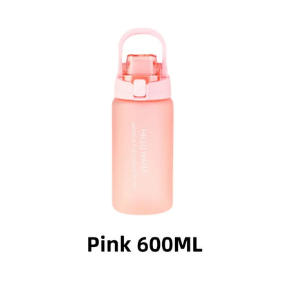 Sports Water Bottle Fitness Water Bottle Portable Outdoor Water Cup Reusable Water Bottle With Flip Top Lid Travel Water Bottle