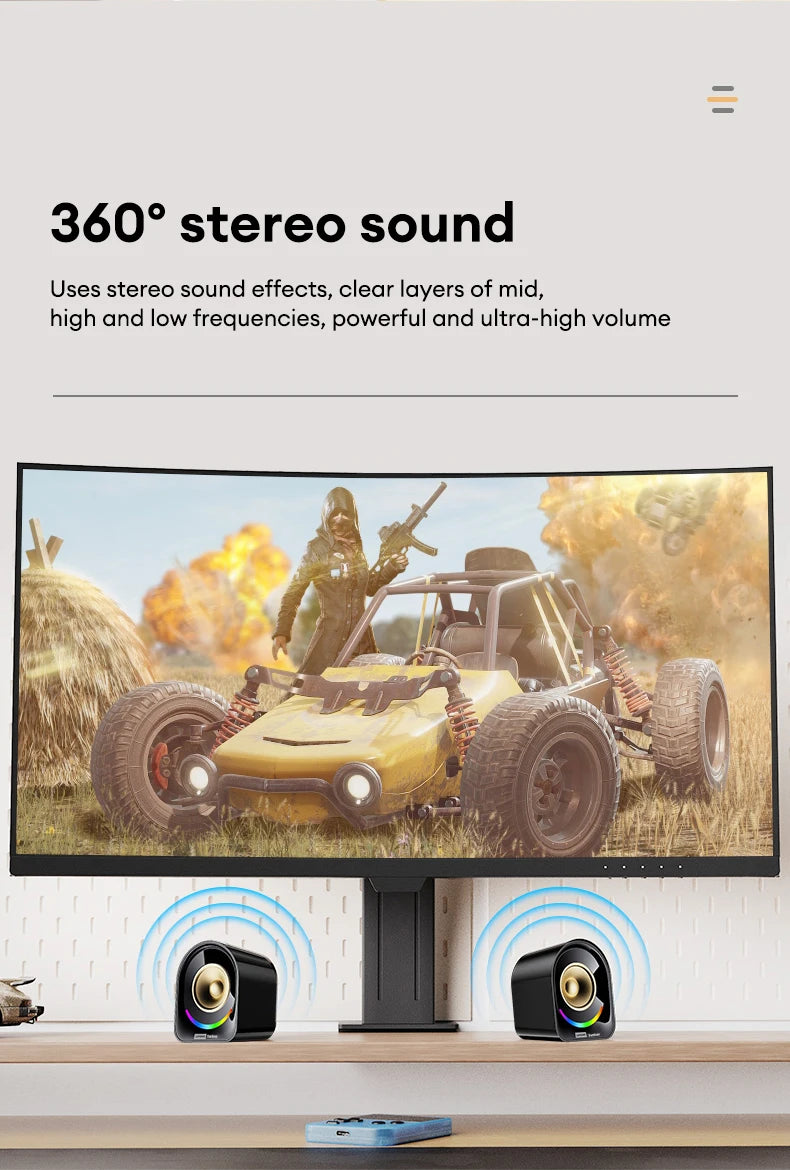 Original Lenovo A02 Wireless Bluetooth Speakers Deep Bass Sound Outdoor Soundbox Music RGB Lighting Long Standby Loudspeakers