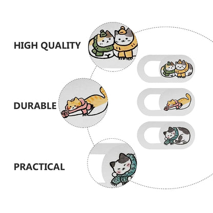 3pcs Webcam Camera Cover For Lens Protective Privacy Mask Sticker Laptop Tablet Computer Safety Shield Mobile Phone Photography