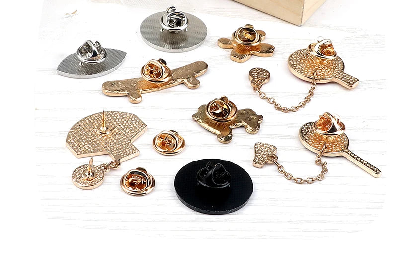 All Love Sports!Healthy Lifestyle Enamel Pins Rugby Basketball Soccer Bowling Brooches Roller Skates Badge Shirt Hat Bag Jewelry