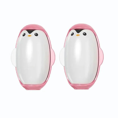 Penguin Lint Remover Reusable Portable Roller for Clothes Pet Hair Remover Washable Dust Removal Hairs Sticky Portable Gel Lint