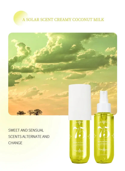 Body fragrance spray Fresh air Scent Long Fruity Non-irritating Portable Liquid Perfume Moisturizes Skin For Men And Women 90ml