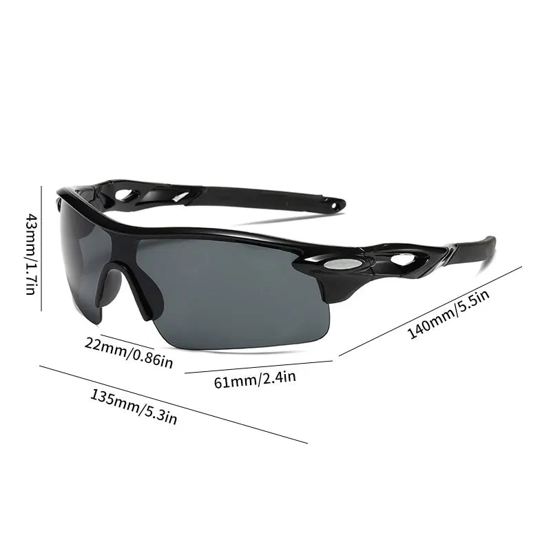 Sports Goggles Outdoor Cycling Sunshade Goggles Sport Sunglasses for Baseball Running Driving Fishing Golf Motorcycle