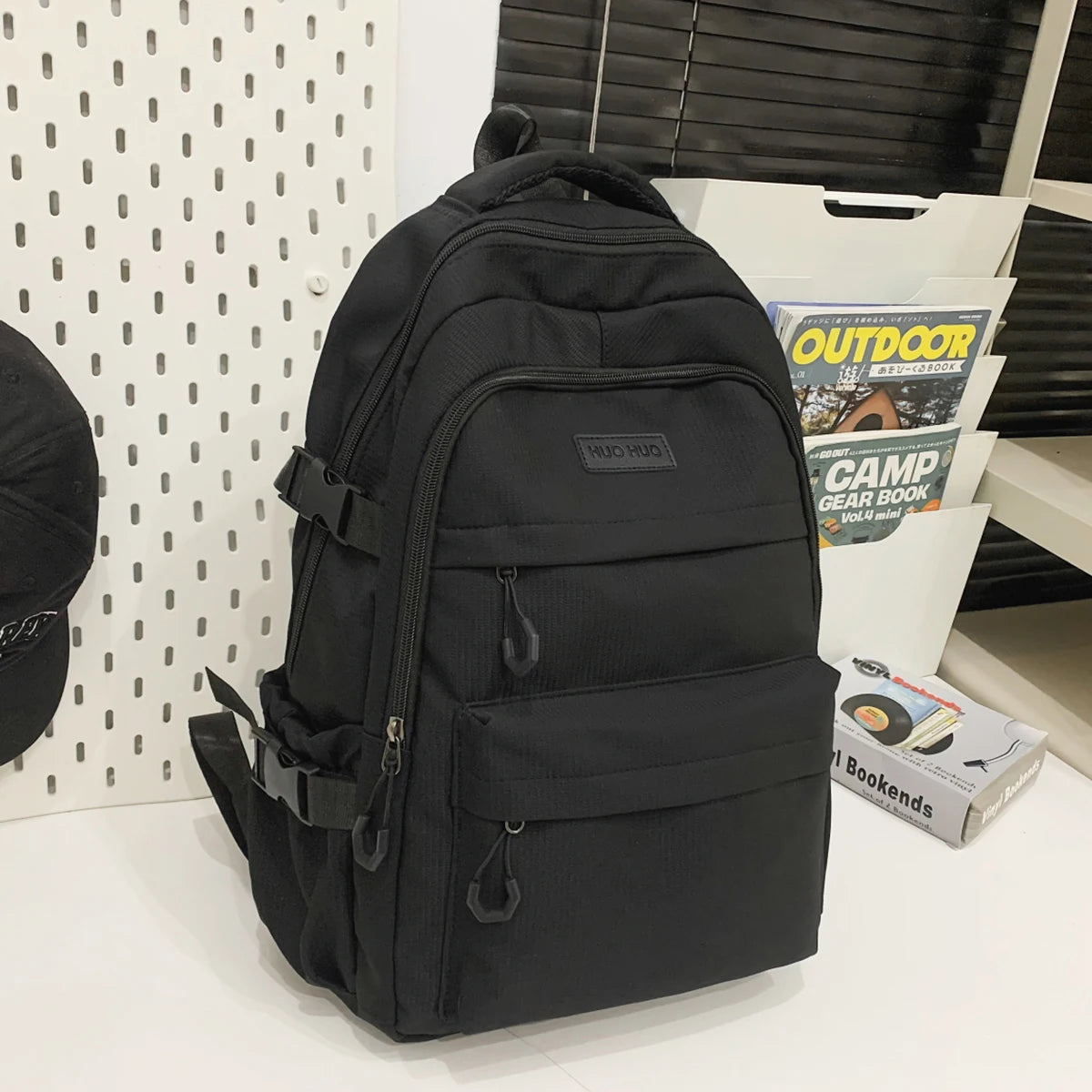 Schoolbag Unisex New Japanese Simple High School Student Junior High School Student Large-Capacity Backpack