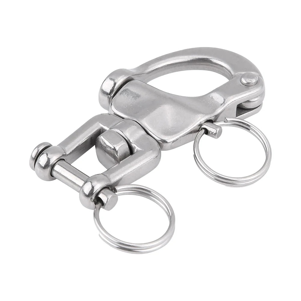 Boat Parts Swivel Shackle Sailboat Sailing Silver Spare Parts Spring Hand Drawn 316 Stainless Steel Accessories