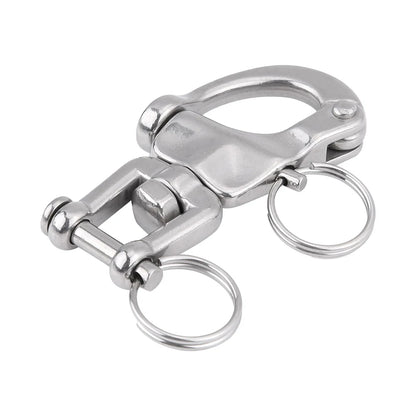 Boat Parts Swivel Shackle Sailboat Sailing Silver Spare Parts Spring Hand Drawn 316 Stainless Steel Accessories