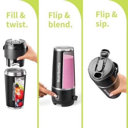 Portable Home Blender, Electric Cordless Juicer, Thermos Cup, Multifunctional Charging Wall Breaker.
