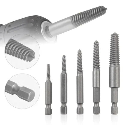 Screw Extractor10pc Hexagonal Shank Broken Head Screwdriver Set Electric Drill Tool for Removing Stripped Screws multifunctional