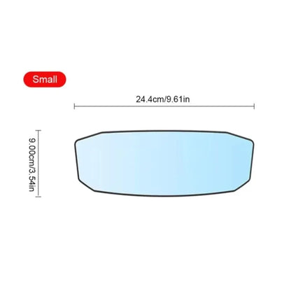 Universal Wide Angle Convex Rearview HD Mirror Center Rear View Baby Child Seat Watch Sun Visor Interior Monitor Auto Accessory